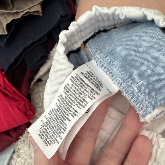 Ralph Lauren White Elastic Waistband Shorts - Picture 4 of 4